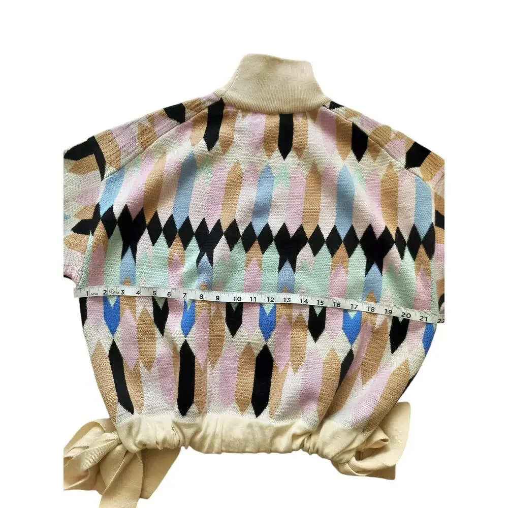 Paper London Women's Candyfloss Jumper Multicolor 100% Wool Sweater‎ Size S - Picture 8 of 10